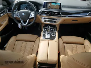 2019 BMW 7 Series 750i xDrive with VIN WBA7B0C53KG527537, listed as a Copart auction lot 64113345 with 36,820 mi miles and Salvage title. Bid and sale history available at DreamBid. Image 8.