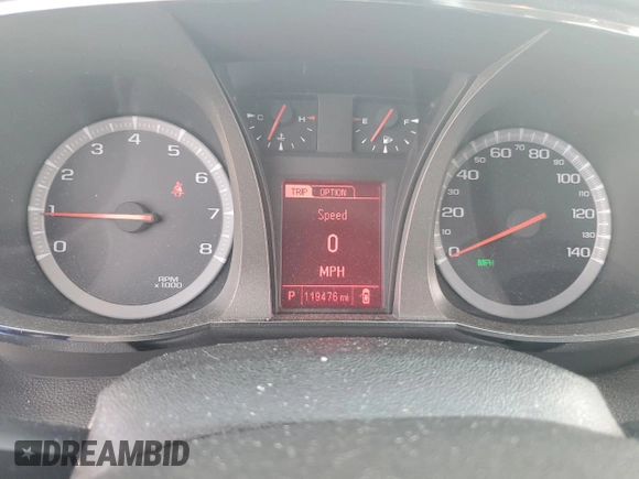 2015 GMC Terrain SLT with VIN 2GKALSEKXF6363153, listed as a Copart auction lot 58390835 with 119,476 mi miles and Salvage title. Bid and sale history available at DreamBid. Image 9.