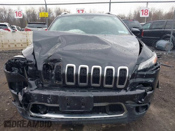 2014 Jeep Cherokee Limited with VIN 1C4PJMDB1EW156776, listed as a IAAI auction lot 41852167 with 130,514 mi miles and . Bid and sale history available at DreamBid. Image 13.