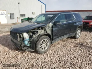 2018 Chevrolet Traverse LT Cloth with VIN 1GNEVGKW4JJ247316, listed as a Copart auction lot 42257415 with 92,206 mi miles and Salvage Title. Bid and sale history available at carsss.com. Image 1.