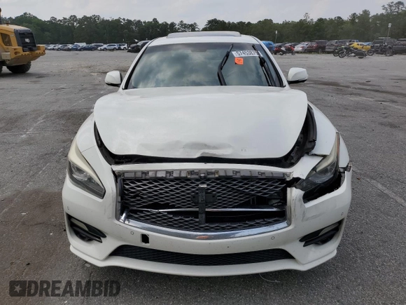 2015 Infiniti Q70 z VIN JN1BY1AP2FM541199, wystawiony jako Copart lot #57453875 z przebiegiem 163 666 mil mil oraz Szkoda całkowita • Salvage title. Historia ofert i sprzedaży dostępna na DreamBid. Obrazek 5.