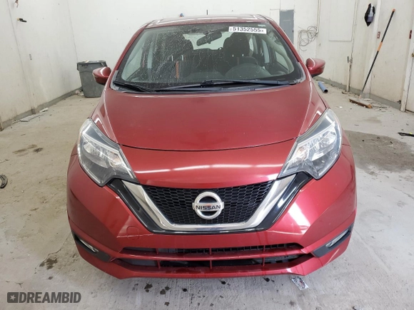 2017 Nissan Versa Note SV with VIN 3N1CE2CP9HL365488, listed as a Copart auction lot 51352555 with 76,227 mi miles and Salvage Title. Bid and sale history available at carsss.com. Image 5.