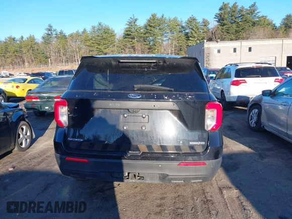 2022 Ford Police Interceptor Utility z VIN 1FM5K8AW6NNA11771, wystawiony jako IAAI lot #41888447 z przebiegiem 59 437 mil mil oraz . Historia ofert i sprzedaży dostępna na DreamBid. Obrazek 16.