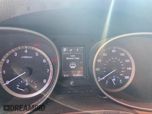 2017 Hyundai Santa Fe 2.4L with VIN 5NMZTDLB8HH029955, listed as a IAAI auction lot 42612654 with 153,050 mi miles and . Bid and sale history available at DreamBid. Image 7.