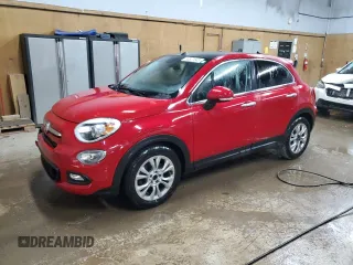 2016 FIAT 500X Lounge z VIN ZFBCFXDTXGP340480, wystawiony jako Copart lot #56527845 z przebiegiem 130 406 mil mil oraz Czysty tytuł • Clean title. Historia ofert i sprzedaży dostępna na DreamBid. Obrazek 1.