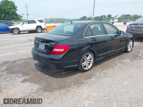 2013 Mercedes-Benz C 300 Sport with VIN WDDGF8AB9DA792571, listed as a IAAI auction lot 42455344 with 122,238 mi miles and . Bid and sale history available at DreamBid. Image 4.