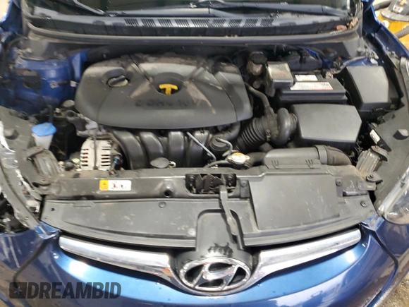 2015 Hyundai Elantra SE with VIN 5NPDH4AE7FH582461, listed as a Copart auction lot 51911745 with 49,610 mi miles and Salvage Title. Bid and sale history available at carsss.com. Image 11.