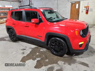 2020 Jeep Renegade Altitude with VIN ZACNJABB0LPL40445, listed as a Copart auction lot 79092234 with 188,438 mi miles and Clean Title. Bid and sale history available at DreamBid. Image 4.