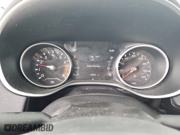 2020 Jeep Compass Limited с VIN 3C4NJDCB0LT233813, выставлен на аукционе Copart как лот 58119515 с пробегом 34 341 миль миль и Списание • Salvage title. История ставок и продаж доступна на DreamBid. Изображение 9.