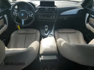 2015 BMW 2 Series M235i with VIN WBA1J7C5XFV253790, listed as a Copart auction lot 57155255 with 136,967 mi miles and Salvage title. Bid and sale history available at DreamBid. Image 8.
