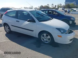 2003 Ford Focus ZX3 with VIN 3FAFP31ZX3R163723, listed as a IAAI auction lot 41866542 with 83,370 mi miles and . Bid and sale history available at DreamBid. Image 1.