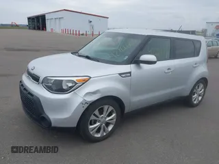 2015 Kia Soul + with VIN KNDJP3A52F7781082, listed as a IAAI auction lot 42161665 with 105,501 mi miles and . Bid and sale history available at DreamBid. Image 2.