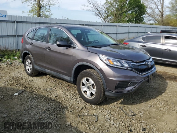 2015 Honda CR-V LX with VIN 5J6RM4H34FL086514, listed as a Copart auction lot 54051115 with 90,139 mi miles and Salvage Title. Bid and sale history available at DreamBid. Image 4.