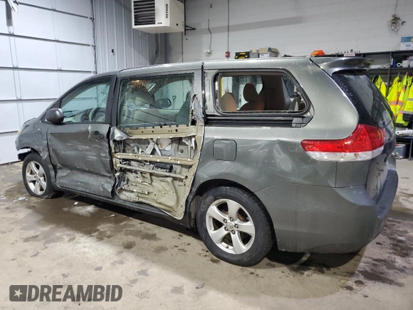 2012 Toyota Sienna with VIN 5TDKA3DC0CS010900, listed as a Copart auction lot 43432715 with 135,395 mi miles and Salvage Title. Bid and sale history available at DreamBid. Image 2.