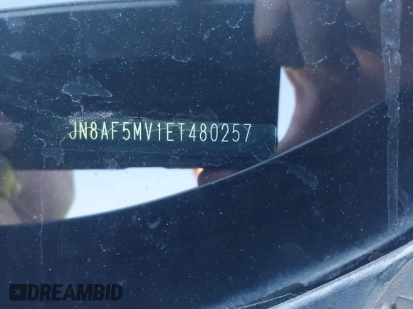 2014 Nissan Juke S with VIN JN8AF5MV1ET480257, listed as a IAAI auction lot 40858753 with 135,753 mi miles. Bid and sale history available at carsss.com. Image 9.