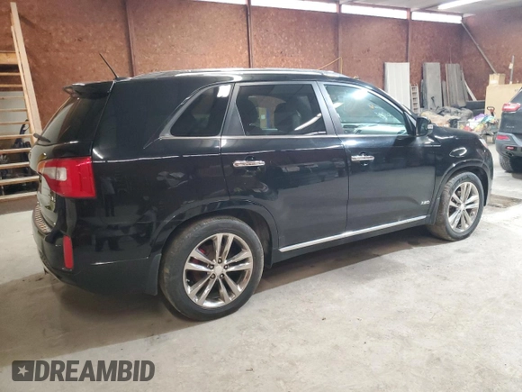 2014 Kia Sorento SX with VIN 5XYKWDA74EG484718, listed as a Copart auction lot 60921415 with 110,820 mi miles and Clean title. Bid and sale history available at DreamBid. Image 3.