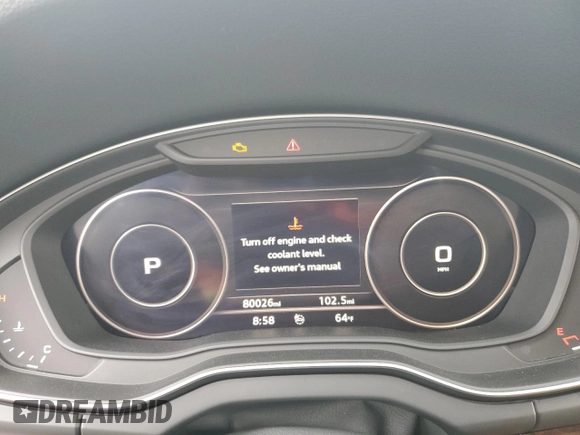 2018 Audi Q5 Premium Plus with VIN WA1BNAFY4J2151517, listed as a Copart auction lot 55902895 with 80,026 mi miles and Salvage title. Bid and sale history available at DreamBid. Image 9.