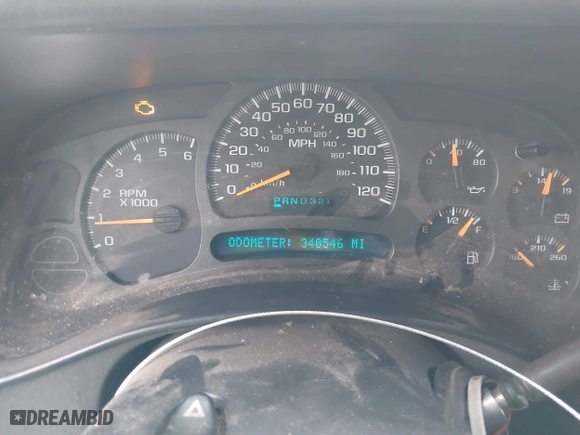 2003 Chevrolet Silverado 1500 LS with VIN 2GCEC19V231106394, listed as a IAAI auction lot 41883562 with 340,546 mi miles. Bid and sale history available at carsss.com. Image 7.