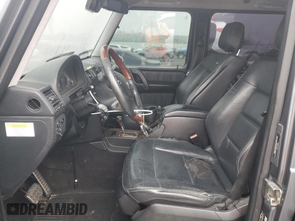 2012 Mercedes-Benz G-Class G 550 with VIN WDCYC3HF3CX196073, listed as a Copart auction lot 83636434 with 108,659 mi miles and Salvage Title. Bid and sale history available at carsss.com. Image 7.