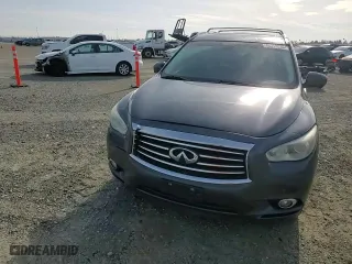 2013 Infiniti JX35 with VIN 5N1AL0MN6DC336706, listed as a Copart auction lot 46359835 with 161,609 mi miles and Salvage Title. Bid and sale history available at carsss.com. Image 12.