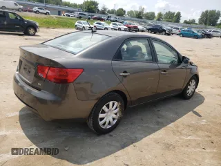 2010 Kia Forte EX with VIN KNAFU4A28A5837716, listed as a Copart auction lot 64754594 with 281,051 mi miles and Salvage Title. Bid and sale history available at carsss.com. Image 3.