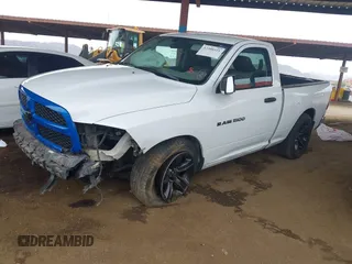 2012 Ram 1500 ST with VIN 3C6JD6AK9CG163832, listed as a IAAI auction lot 42380321 with 171,421 mi miles and . Bid and sale history available at DreamBid. Image 18.