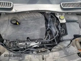 2017 Ford Escape Titanium with VIN 1FMCU0JDXHUE31593, listed as a Copart auction lot 81725245 with 122,557 mi miles and Salvage title. Bid and sale history available at DreamBid. Image 14.