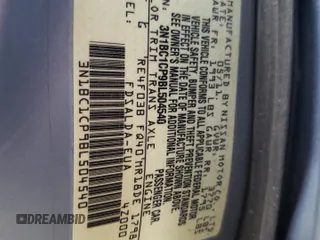 2011 Nissan Versa 1.8 S with VIN 3N1BC1CP9BL504540, listed as a Copart auction lot 69310634 with 75,726 mi miles and Salvage Title. Bid and sale history available at carsss.com. Image 13.