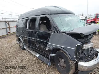 2002 Chevrolet Express with VIN 1GBFG15RX21198820, listed as a IAAI auction lot 41215536 with Not Provided miles. Bid and sale history available at carsss.com. Image 6.