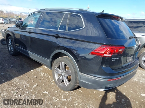 2018 Volkswagen Tiguan SEL Premium with VIN 3VV5B7AX8JM073475, listed as a IAAI auction lot 41816194 with 65,838 mi miles and . Bid and sale history available at DreamBid. Image 3.