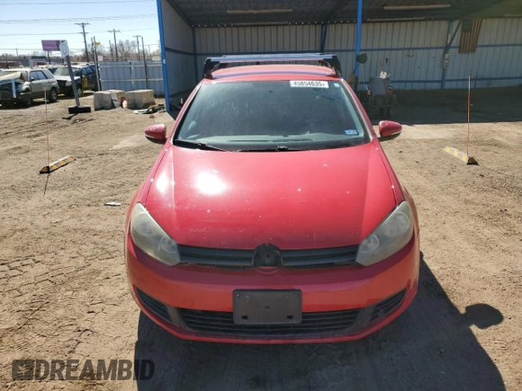 2012 Volkswagen Golf with VIN WVWDB7AJ6CW210177, listed as a Copart auction lot 45854635 with 166,161 mi miles and Salvage title. Bid and sale history available at DreamBid. Image 5.