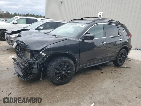 2018 Nissan Rogue SV with VIN 5N1AT2MV0JC727602, listed as a Copart auction lot 53875555 with 117,125 mi miles and Non Repairable. Bid and sale history available at carsss.com. Image 1.