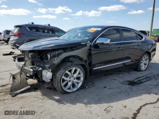 2014 Chevrolet Impala LTZ with VIN 1G1155S34EU121021, listed as a Copart auction lot 51492225 with 0 mi miles and Salvage Title. Bid and sale history available at carsss.com. Image 1.