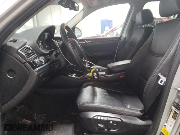 2015 BMW X3 xDrive28i with VIN 5UXWX9C50F0D51227, listed as a Copart auction lot 44047025 with 192,512 mi miles and Clean Title. Bid and sale history available at DreamBid. Image 7.