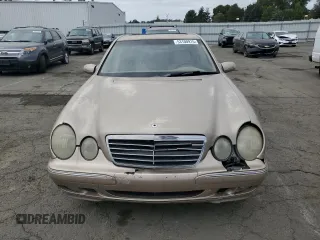 2001 Mercedes-Benz E-Class with VIN WDBJF70J31B293515, listed as a Copart auction lot 53100915 with 0 mi miles and Salvage Title. Bid and sale history available at carsss.com. Image 5.