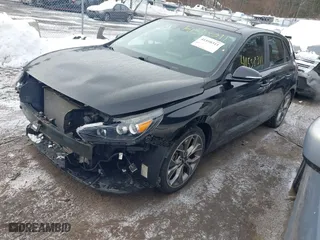 2019 Hyundai Elantra GT N Line with VIN KMHH55LC4KU106319, listed as a IAAI auction lot 41558311 with 70,344 mi miles. Bid and sale history available at carsss.com. Image 18.