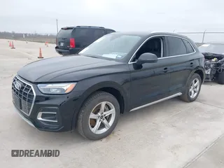 2021 Audi Q5 Premium with VIN WA1AAAFYXM2005196, listed as a IAAI auction lot 41593700 with 63,573 mi miles. Bid and sale history available at carsss.com. Image 17.