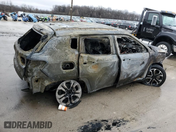 2023 Jeep Compass (RED) Edition with VIN 3C4NJDCNXPT565242, listed as a Copart auction lot 58893295 with Not provided miles and Non repairable. Bid and sale history available at DreamBid. Image 3.
