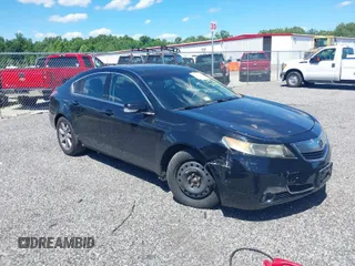 2012 Acura TL Tech Auto with VIN 19UUA8F52CA034442, listed as a IAAI auction lot 39608677 with 229,269 mi miles. Bid and sale history available at carsss.com. Image 1.