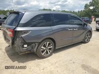 2018 Honda Odyssey Elite with VIN 5FNRL6H96JB015464, listed as a Copart auction lot 56911075 with 120,868 mi miles and Clean title. Bid and sale history available at DreamBid. Image 3.