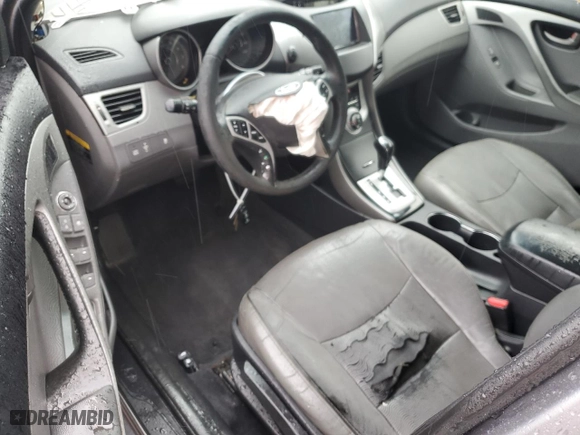 2012 Hyundai Elantra GLS with VIN KMHDH4AE5CU310844, listed as a Copart auction lot 46615385 with 140,117 mi miles and Salvage Title. Bid and sale history available at carsss.com. Image 8.