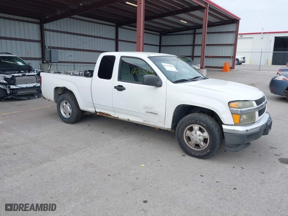 2005 Chevrolet Colorado LS ZQ8 with VIN 1GCCS196558110152, listed as a IAAI auction lot 42058390 with 264,742 mi miles. Bid and sale history available at carsss.com. Image 1.