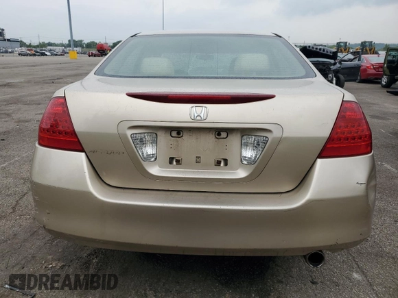 2007 Honda Accord EX с VIN 1HGCM56747A001953, выставлен на аукционе Copart как лот 59899005 с пробегом 157 143 миль миль и Чистый • Clean title. История ставок и продаж доступна на DreamBid. Изображение 6.
