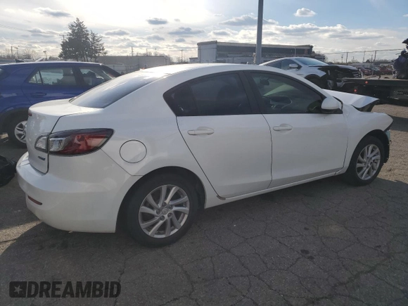 2012 Mazda 3 i Grand Touring with VIN JM1BL1W74C1664536, listed as a Copart auction lot 82973564 with 121,758 mi miles and Salvage Title. Bid and sale history available at carsss.com. Image 3.