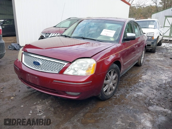 2005 Ford Five Hundred Limited with VIN 1FAFP25155G129701, listed as a IAAI auction lot 41402097 with 86,264 mi miles. Bid and sale history available at carsss.com. Image 2.