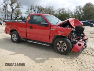 2009 Ford F-150 XL with VIN 1FTRF12W89KB16691, listed as a Copart auction lot 48011105 with 102,080 mi miles and Salvage Title. Bid and sale history available at carsss.com. Image 4.