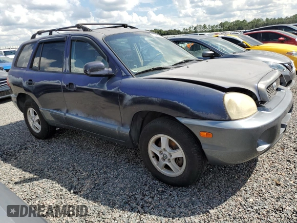 2004 Hyundai Santa Fe GLS with VIN KM8SC13D34U783684, listed as a Copart auction lot 73869284 with 109,737 mi miles and Salvage Title. Bid and sale history available at carsss.com. Image 4.