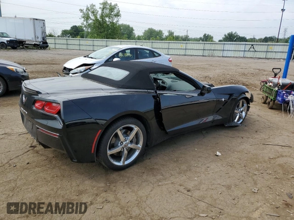 2015 Chevrolet Corvette 3LT with VIN 1G1YF3D73F5104562, listed as a Copart auction lot 61180025 with 55,914 mi miles and Clean title. Bid and sale history available at DreamBid. Image 3.