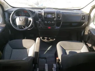 2019 Ram ProMaster Cargo Van with VIN 3C6TRVDG9KE527477, listed as a Copart auction lot 46562245 with 56,556 mi miles and Clean Title. Bid and sale history available at carsss.com. Image 8.