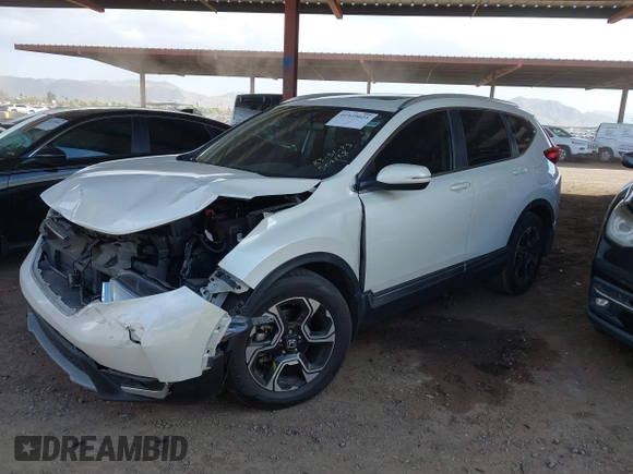 2017 Honda CR-V Touring with VIN 2HKRW1H97HH502128, listed as a IAAI auction lot 41939025 with 111,100 mi miles. Bid and sale history available at carsss.com. Image 17.